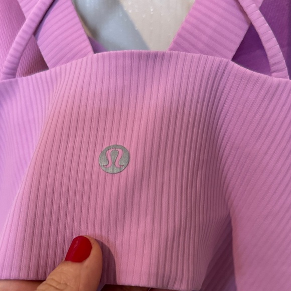 Lululemon like a cloud bra longline, Women's Purple Strappy Bralette - Picture 2 of 3